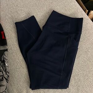 Dark Blue High-Rise Leggings